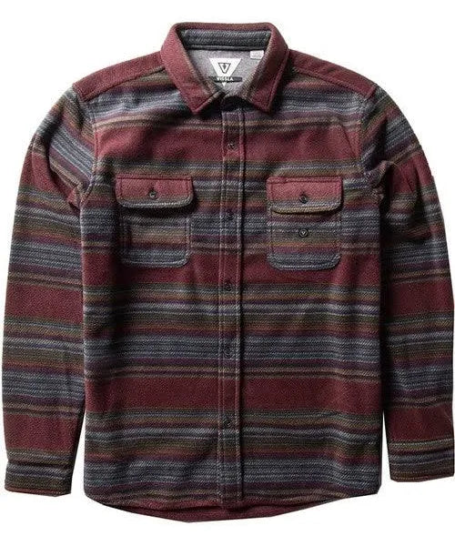 ECO-ZY L/S FLANNO - REDWOOD