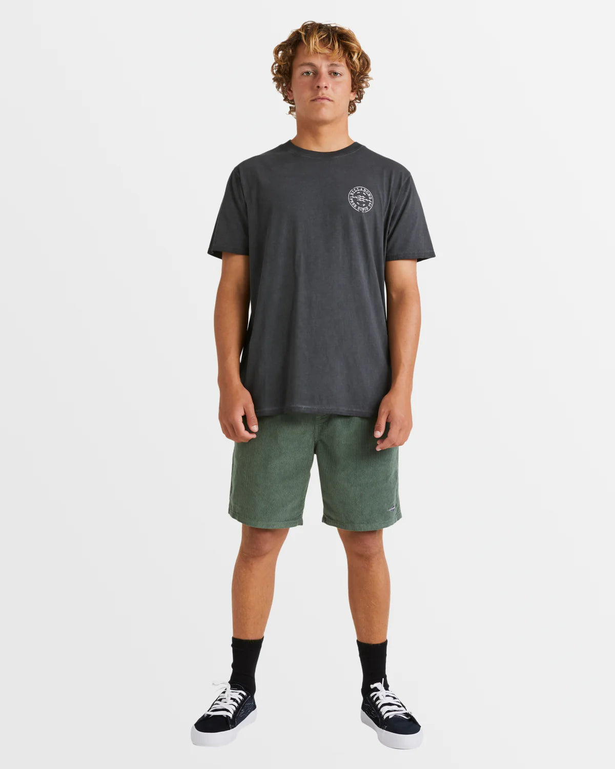 BIG WAVE DAZ TEE - BLACK