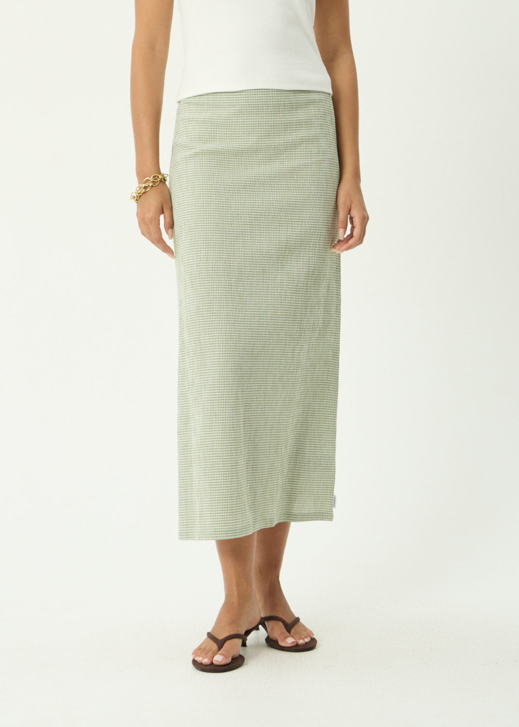LARK INDY HEMP MIDI SKIRT