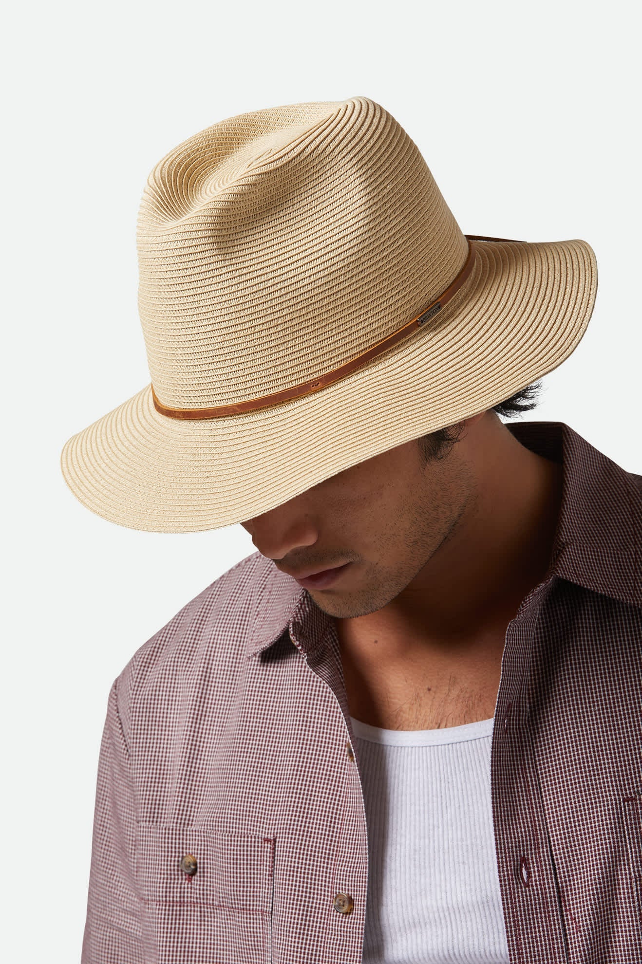 WESLEY STRAW PACKABLE FEDORA