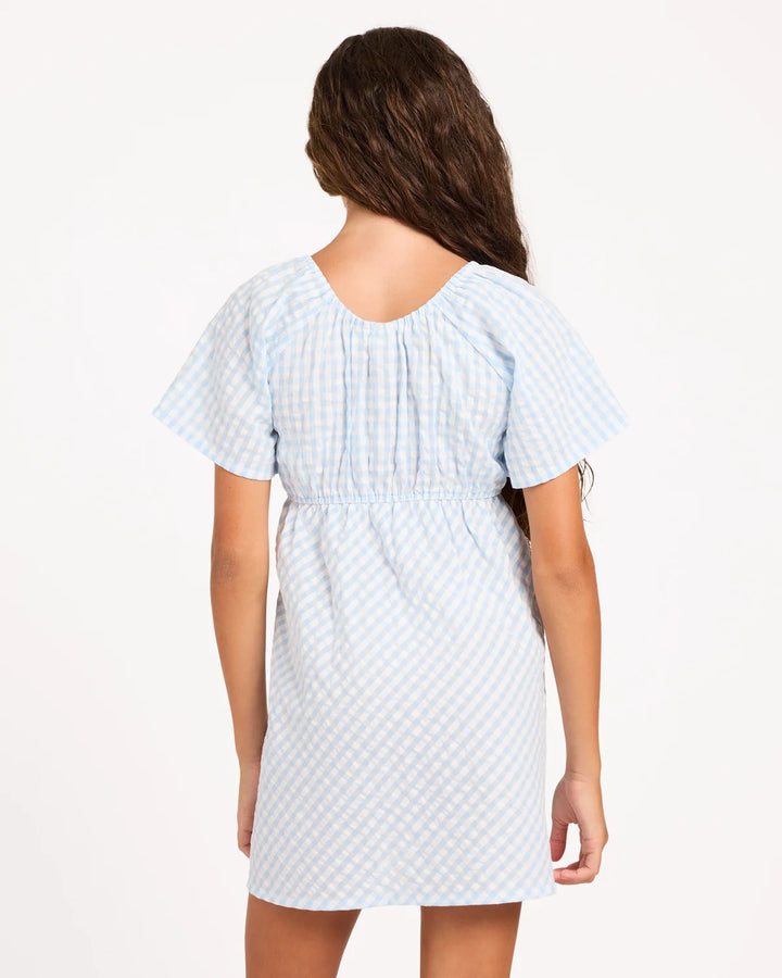 GIRLS COASTAL CHECK DRESS