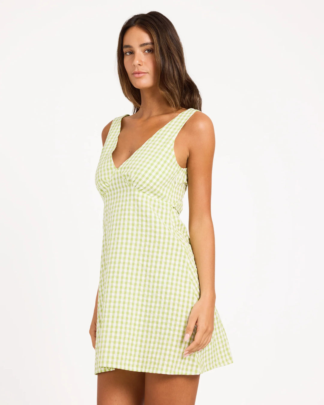 CHARLIE CHECK MINI DRESS