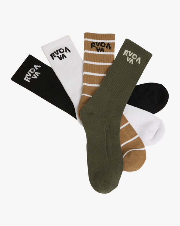 RVCA SEASONAL SOCK 4 PACK