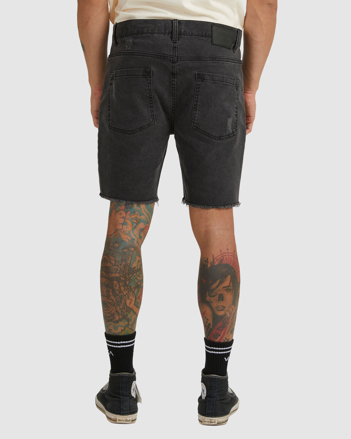 ROCKERS DENIM WALKSHORT - BLACK FADE