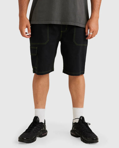 ELASTIC UTILITY SHORT