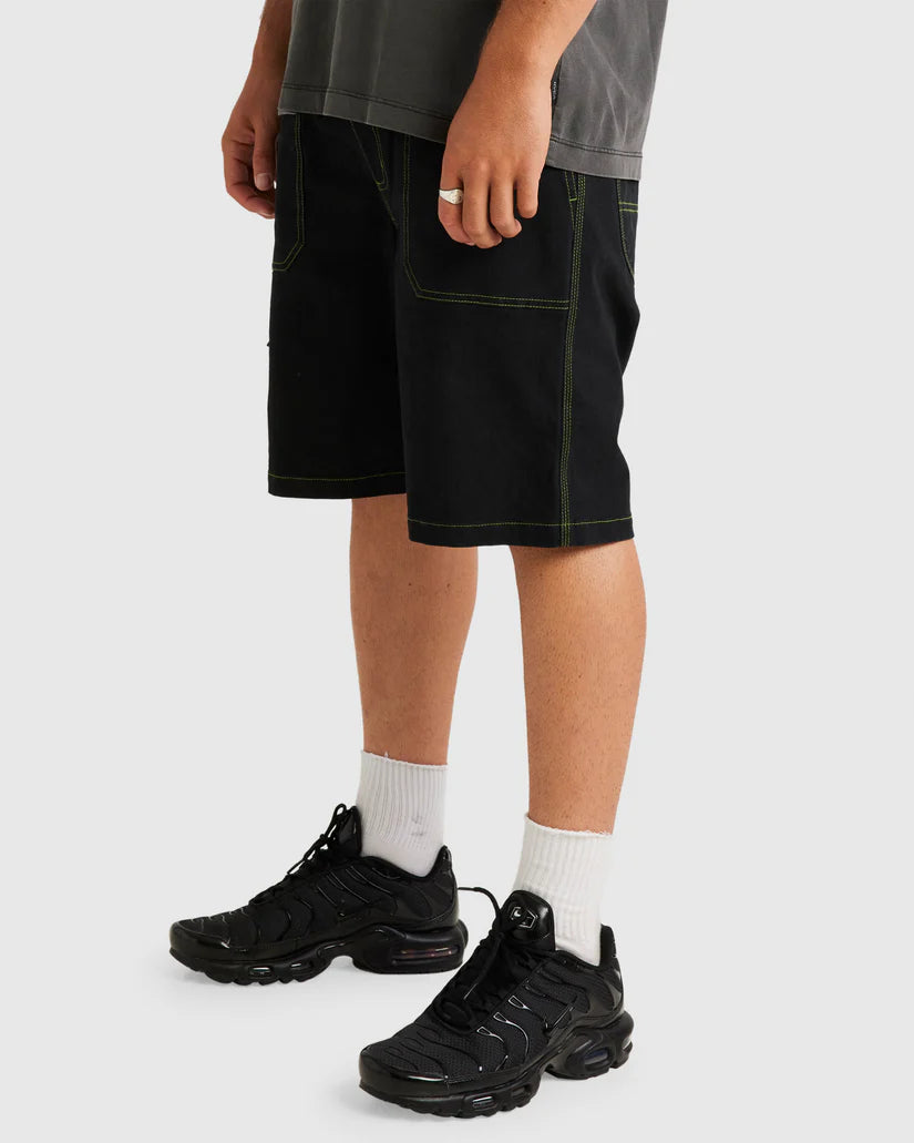 ELASTIC UTILITY SHORT