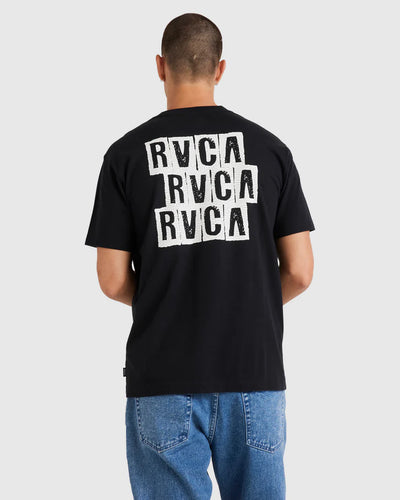 BLOCKED RVCA TEE