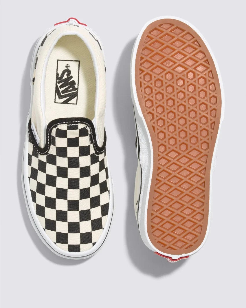 BOYS CLASSIC SLIP ON - CHECKERBOARD