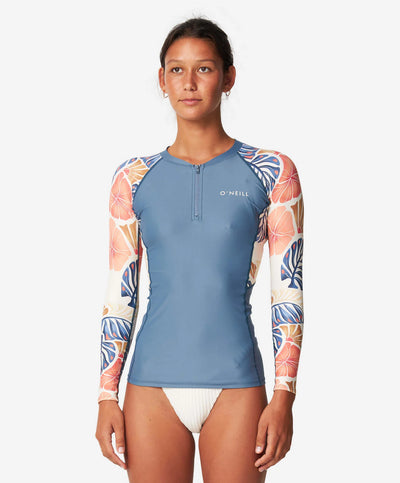 BAHIA 1/4 ZIP L/S RASHIE