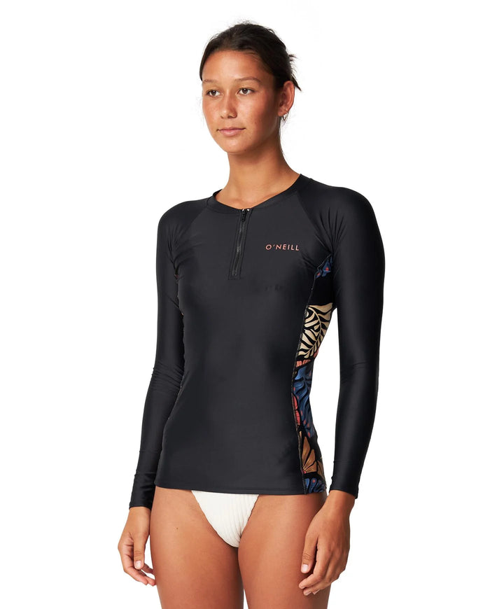 BAHIA 1/4 ZIP L/S RASHIE