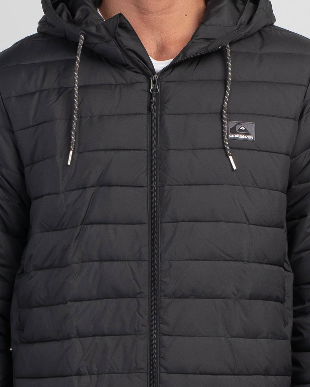 SCALY HOODED PUFFER JACKET