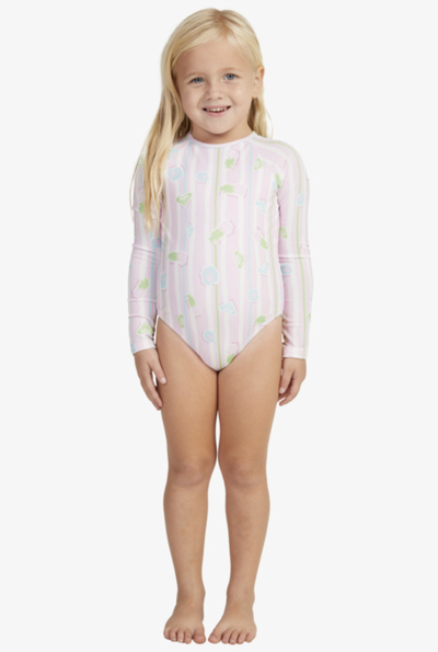 PINEAPPLE LINE LONG SLEEVE OP - GIRLS 2-7