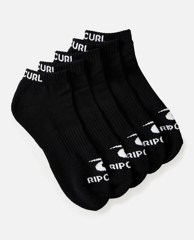 MENS BRAND ANKLE SOCK - 5 PACK