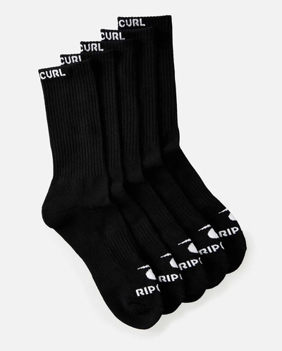 MENS BRAND CREW SOCK - 5 PACK