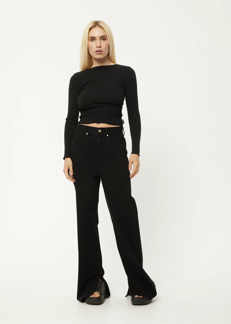 PEONY HEMP RIB LS TOP