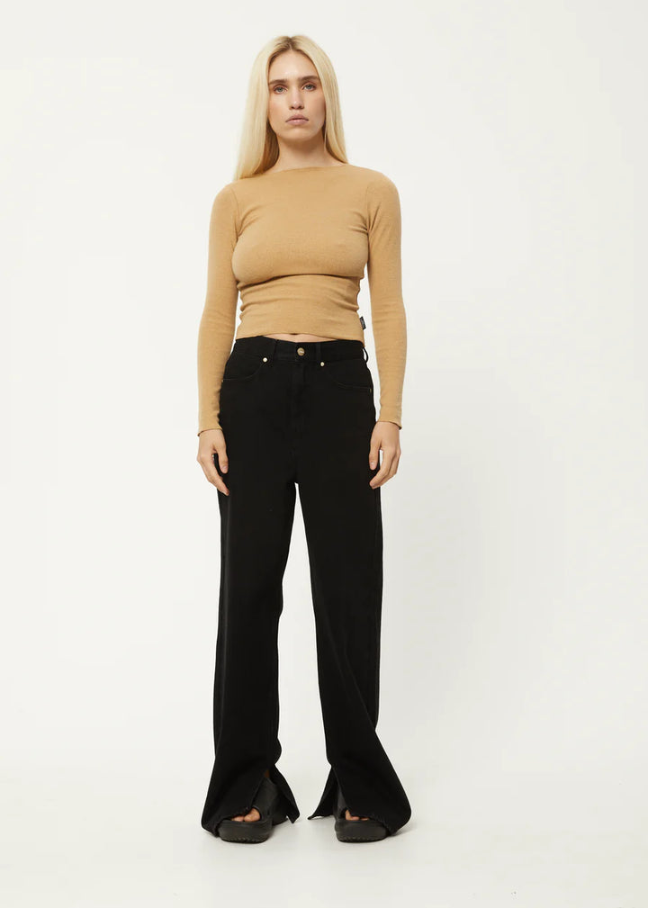 PEONY HEMP RIB LS TOP
