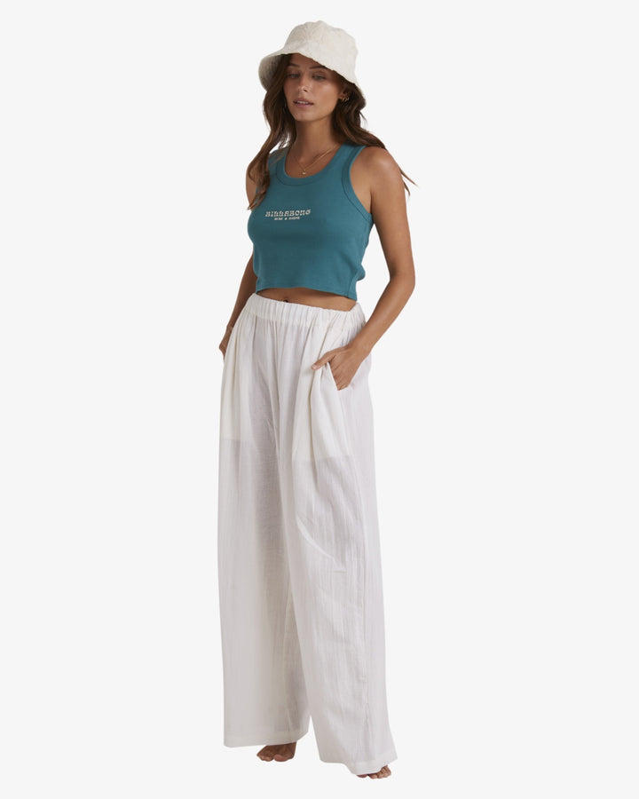 FOLLOW ME PANT - WHITE