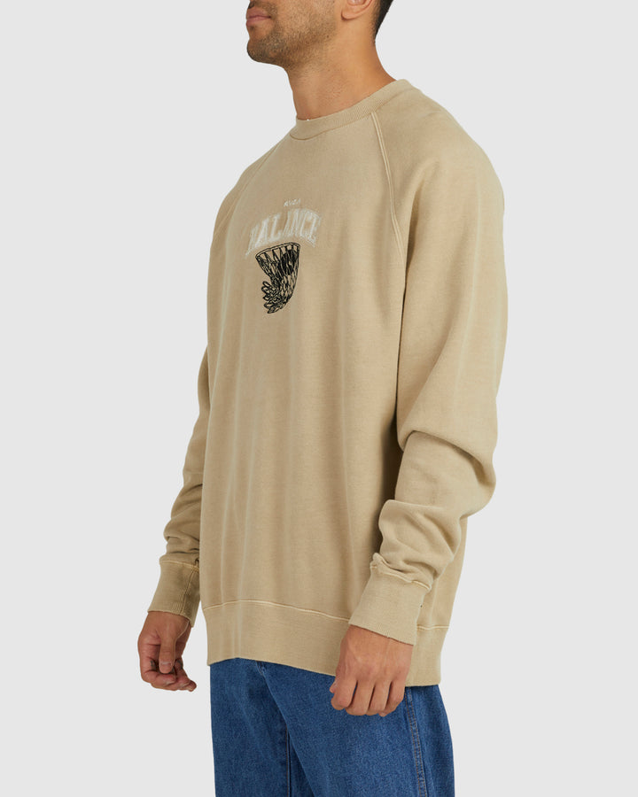 HOOPS RAGLAN CREW